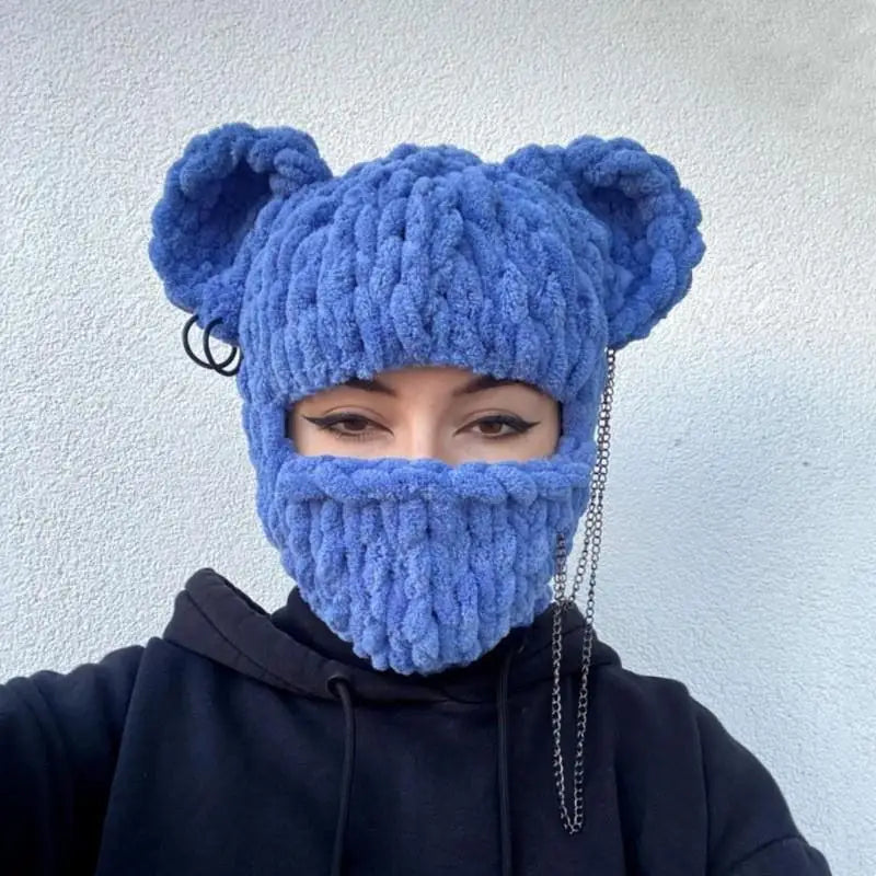 Knitted Bear Balaclava