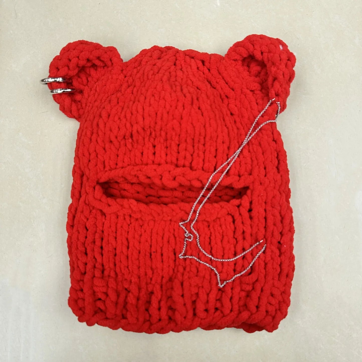 Knitted Bear Balaclava